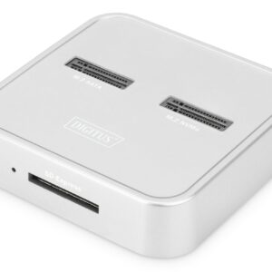 Digitus Docking Station Ssd M.2 Nvme + M.2 Sata Con Lettore Schede Sd-Express, Usb-C<Sup></Sup>